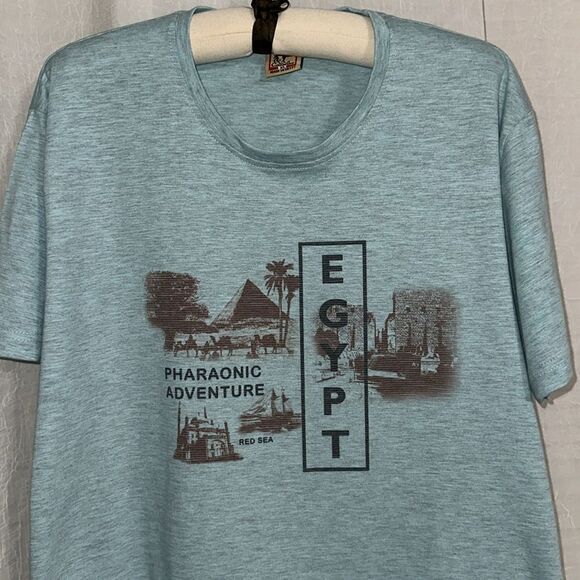 Cottoline XL Teal Cotton Short Sleeve Crew Tee - Picture 3 of 11